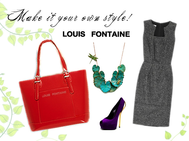 Louis Fontaine women handbag-rachel collection- XLFH3657: Buy Online at  Best Price in UAE 